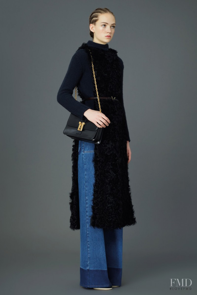 Adrienne Juliger featured in  the Valentino lookbook for Pre-Fall 2015