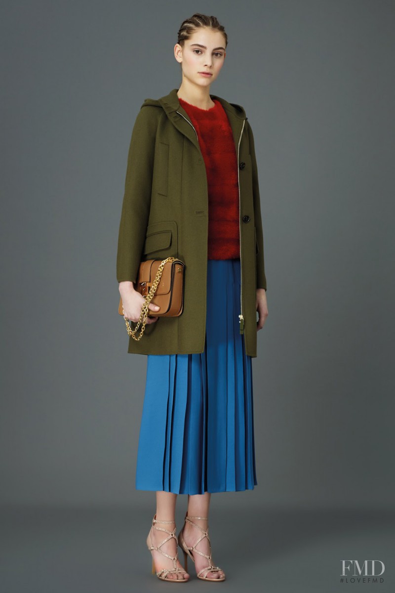Romy Schönberger featured in  the Valentino lookbook for Pre-Fall 2015