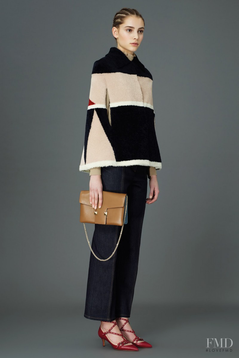 Romy Schönberger featured in  the Valentino lookbook for Pre-Fall 2015