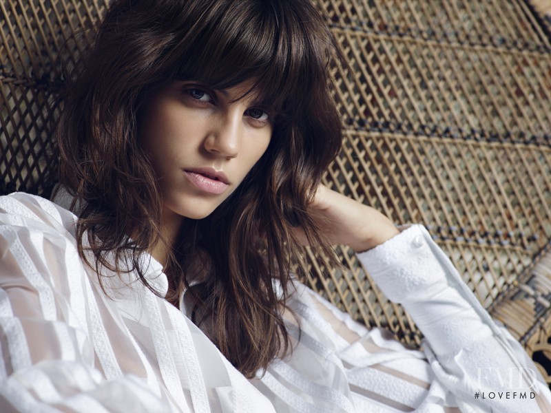 Antonina Petkovic featured in  the Magda Butrym lookbook for Spring/Summer 2015