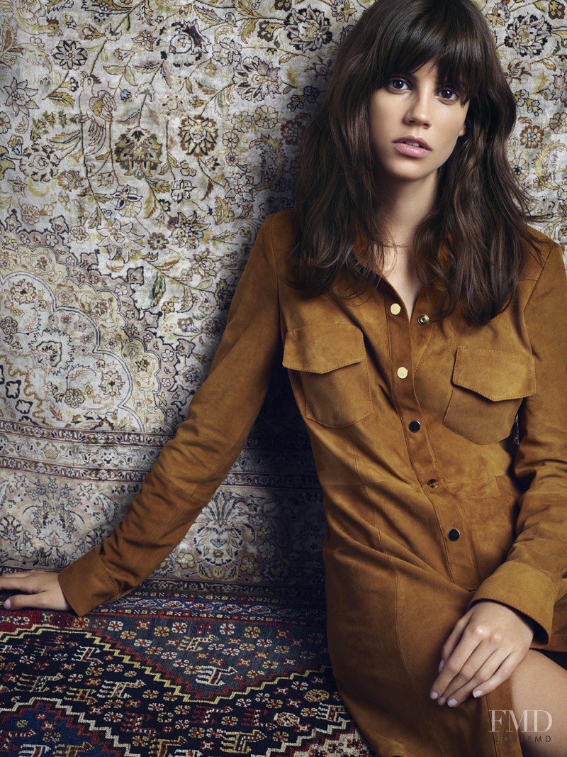 Antonina Petkovic featured in  the Magda Butrym lookbook for Spring/Summer 2015