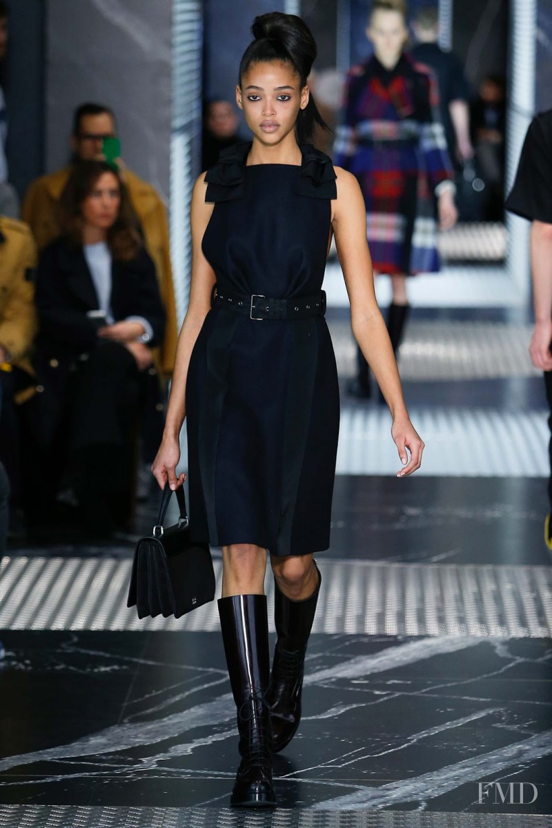 Aya Jones featured in  the Prada fashion show for Pre-Fall 2015