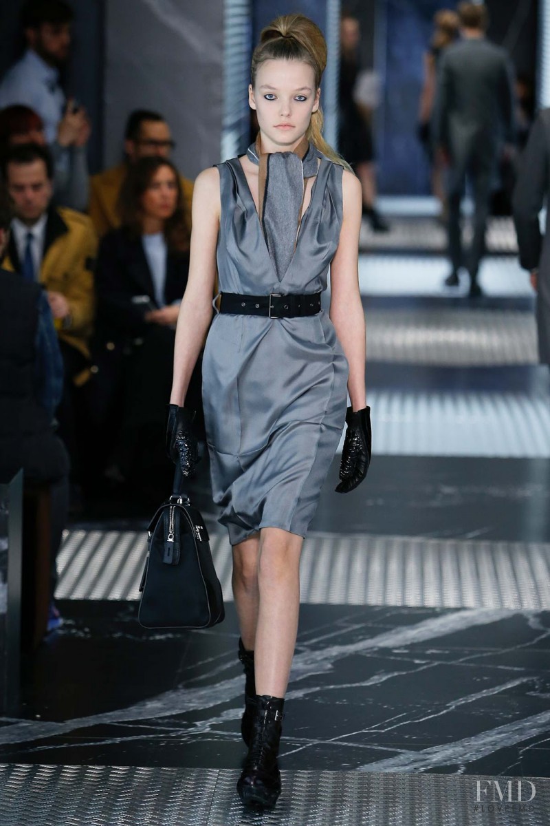Roos Abels featured in  the Prada fashion show for Pre-Fall 2015