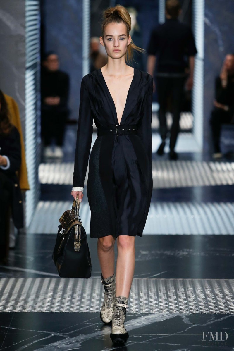 Maartje Verhoef featured in  the Prada fashion show for Pre-Fall 2015