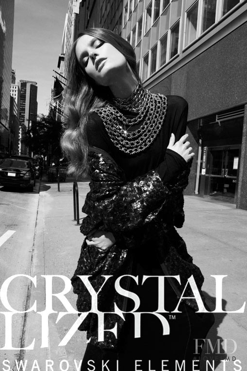 Katie Fogarty featured in  the Swarovski advertisement for Autumn/Winter 2012