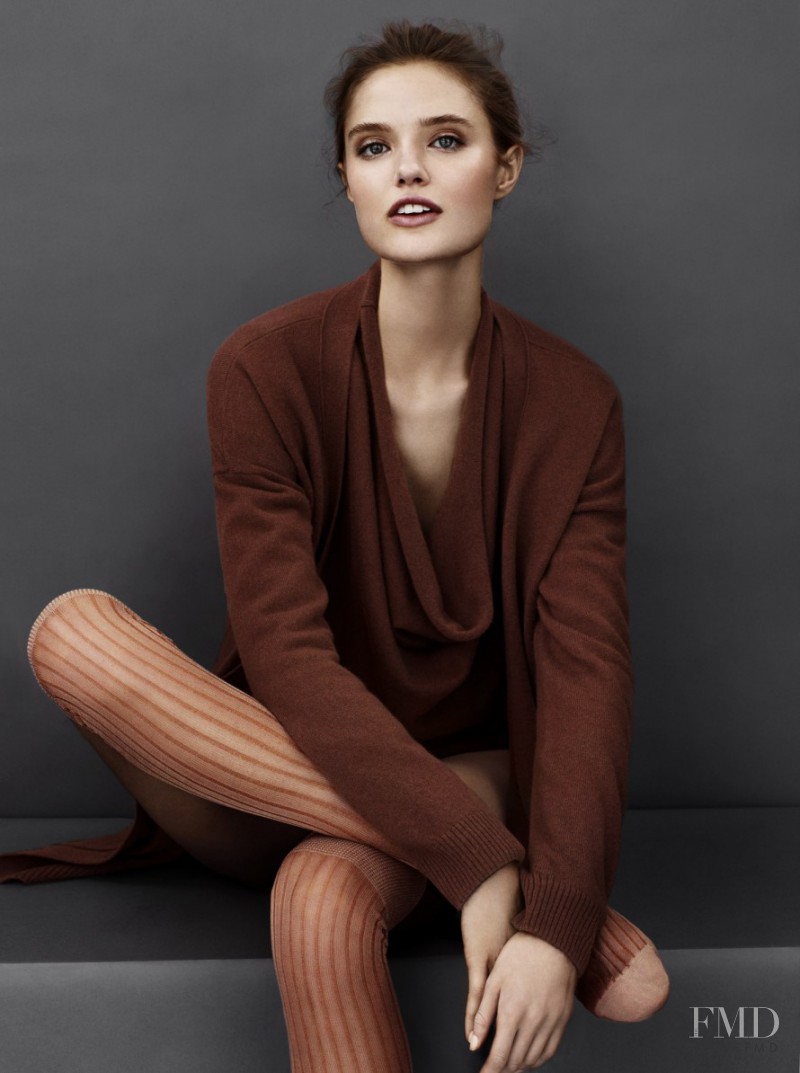 Katie Fogarty featured in  the Stefanel catalogue for Autumn/Winter 2012