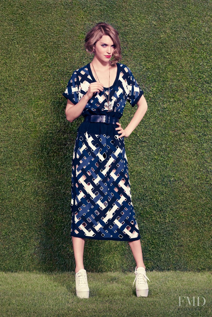 Arizona Muse featured in  the Louis Vuitton lookbook for Resort 2012