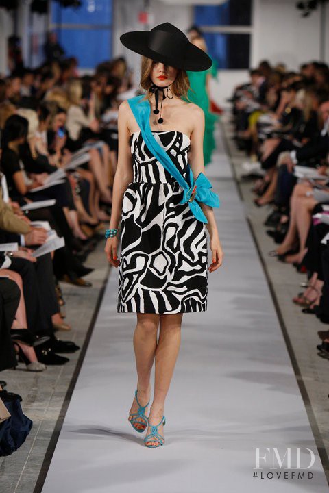 Josephine Skriver featured in  the Oscar de la Renta fashion show for Resort 2012