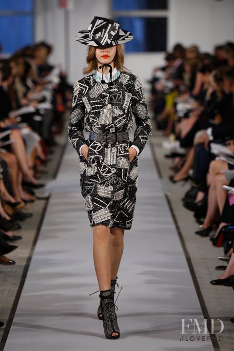 Josephine Skriver featured in  the Oscar de la Renta fashion show for Resort 2012