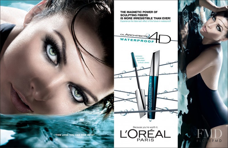 Milla Jovovich featured in  the L\'Oreal Paris Architecte 4D advertisement for Autumn/Winter 2011