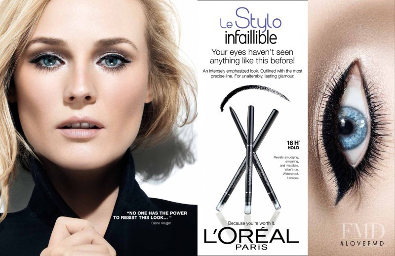 Diane Heidkruger featured in  the L\'Oreal Paris Architecte 4D advertisement for Autumn/Winter 2011