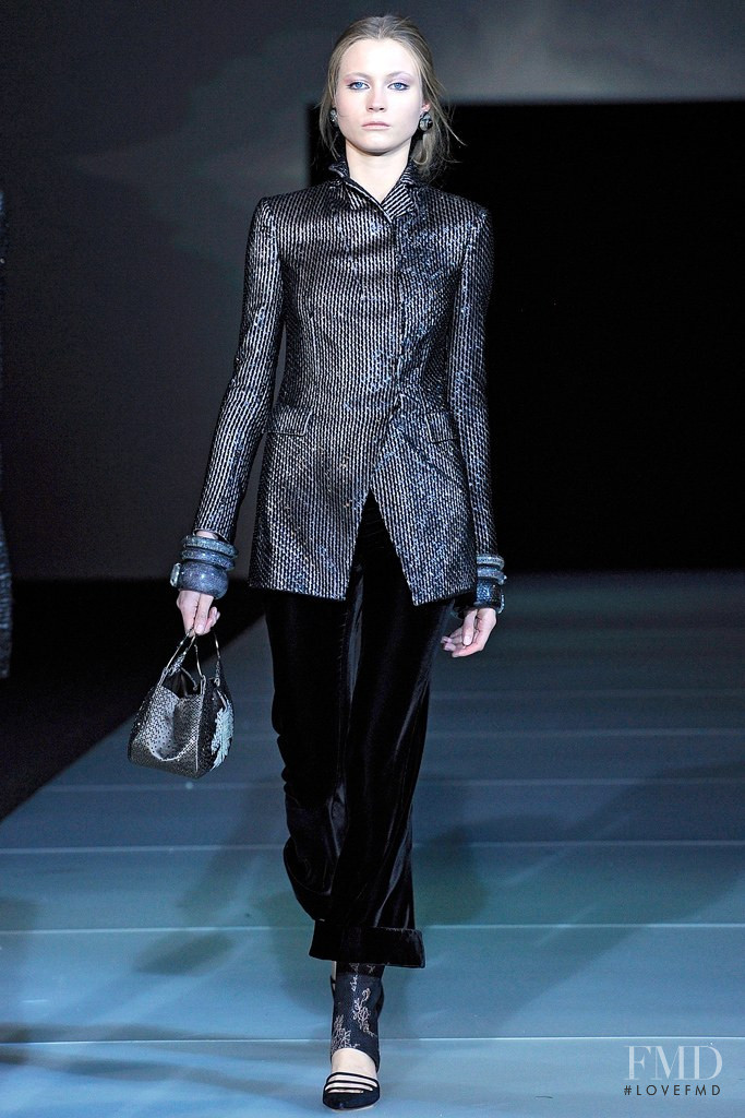 Charlotte di Calypso featured in  the Giorgio Armani fashion show for Autumn/Winter 2011