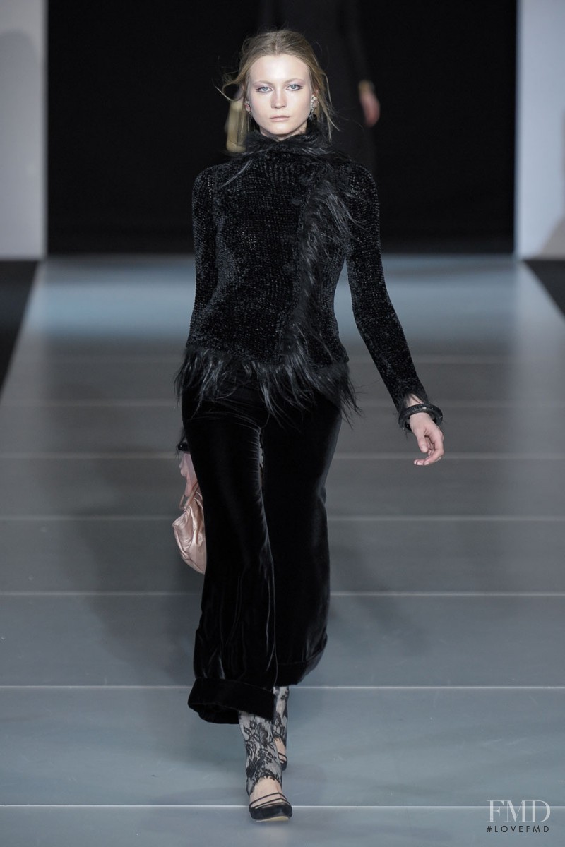 Charlotte di Calypso featured in  the Giorgio Armani fashion show for Autumn/Winter 2011