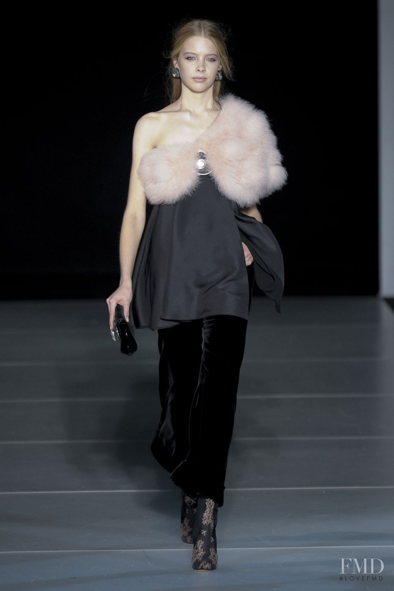 Sofia Krawczyk featured in  the Giorgio Armani fashion show for Autumn/Winter 2011