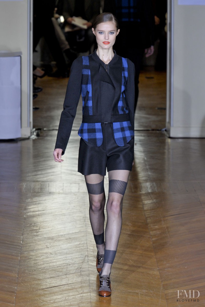 Katie Fogarty featured in  the Gaspard Yurkievich fashion show for Autumn/Winter 2011