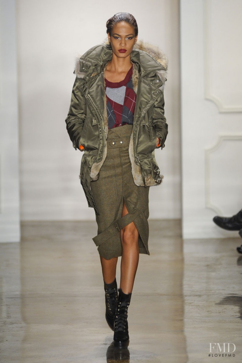 Joan Smalls featured in  the Altuzarra fashion show for Autumn/Winter 2011