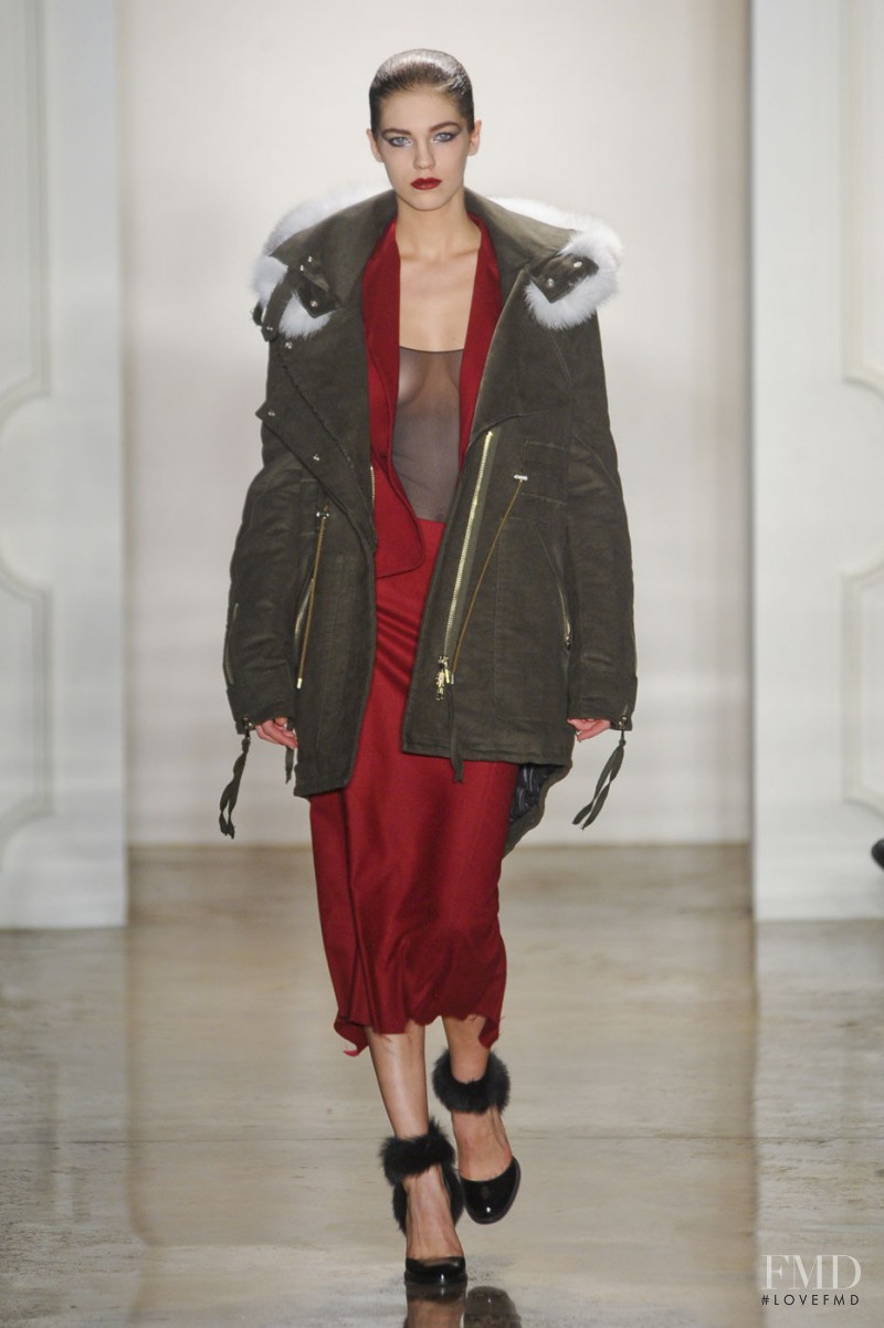 Samantha Gradoville featured in  the Altuzarra fashion show for Autumn/Winter 2011