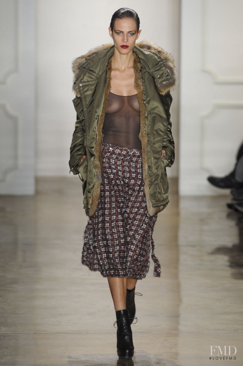 Aymeline Valade featured in  the Altuzarra fashion show for Autumn/Winter 2011