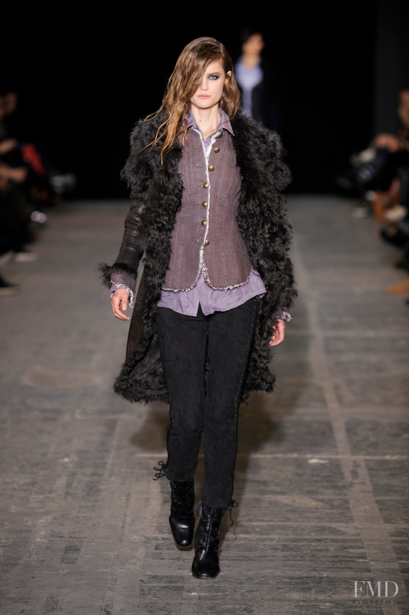 Katie Fogarty featured in  the Diesel Black Gold fashion show for Autumn/Winter 2011