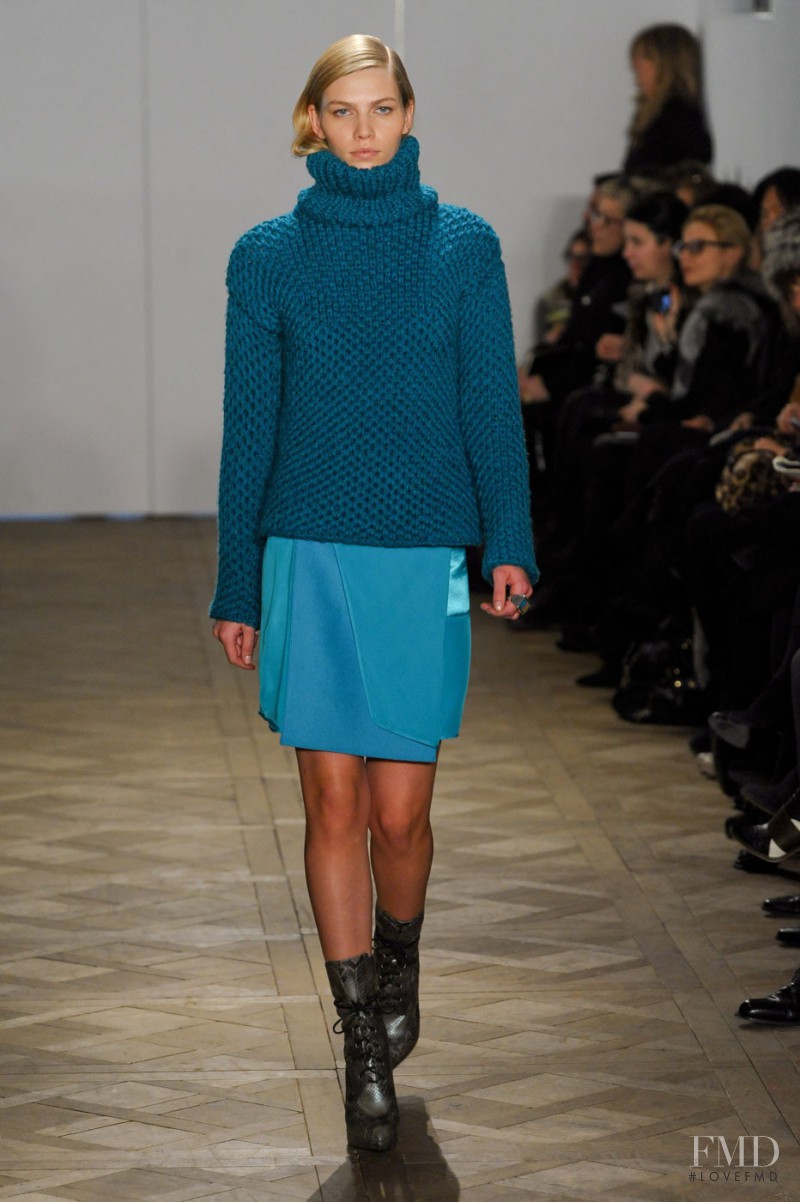 Aline Weber featured in  the Reed Krakoff fashion show for Autumn/Winter 2011