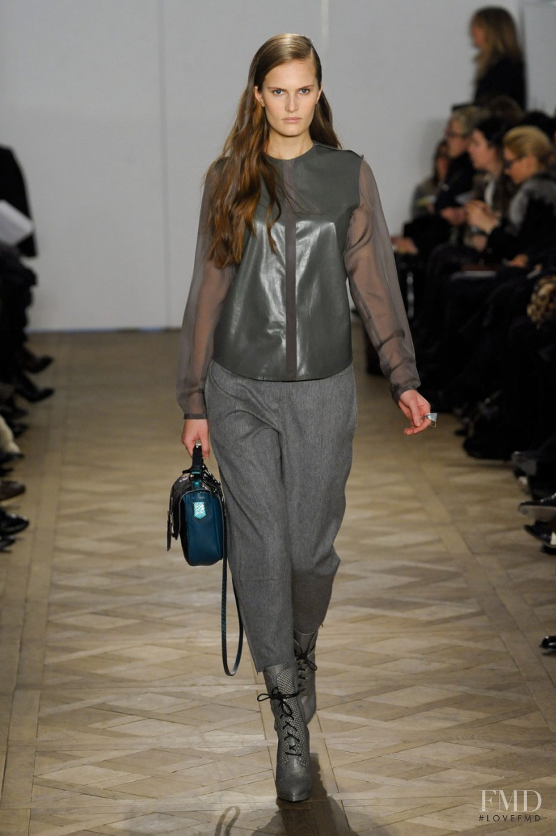 Aymeline Valade featured in  the Reed Krakoff fashion show for Autumn/Winter 2011