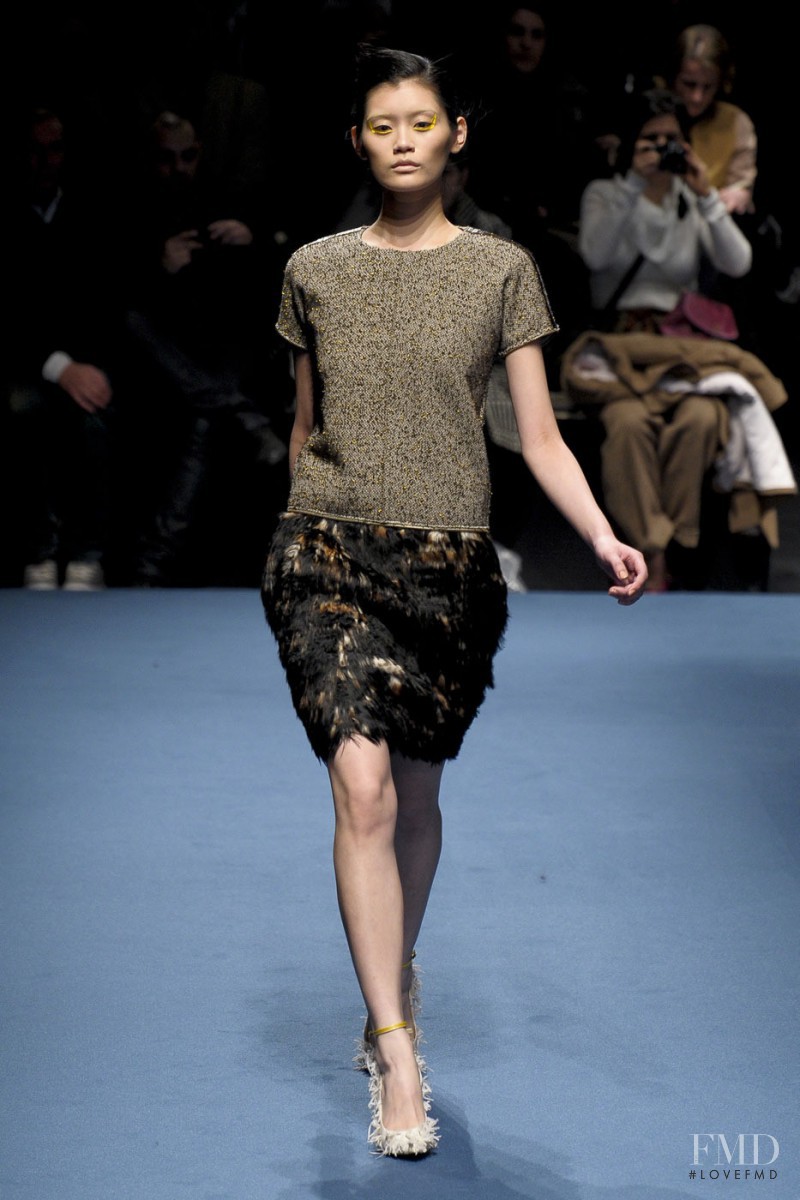 Ming Xi featured in  the Albino fashion show for Autumn/Winter 2011