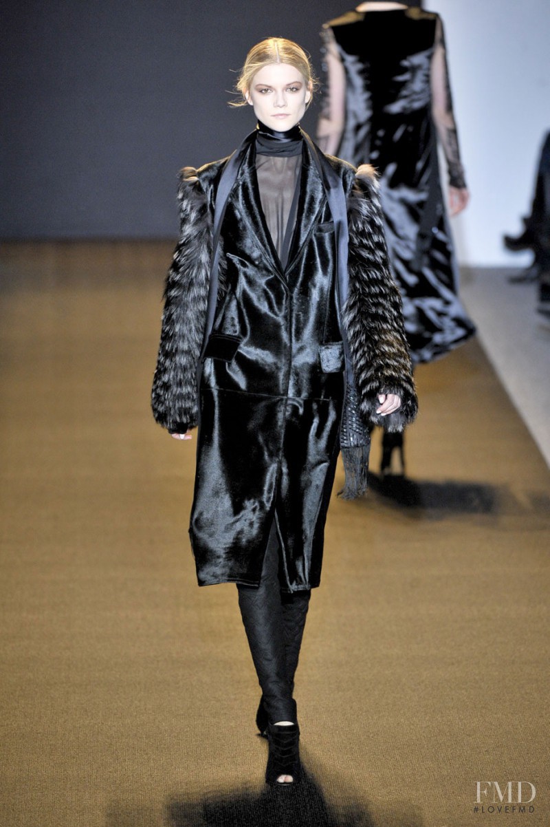 Kasia Struss featured in  the J Mendel fashion show for Autumn/Winter 2011