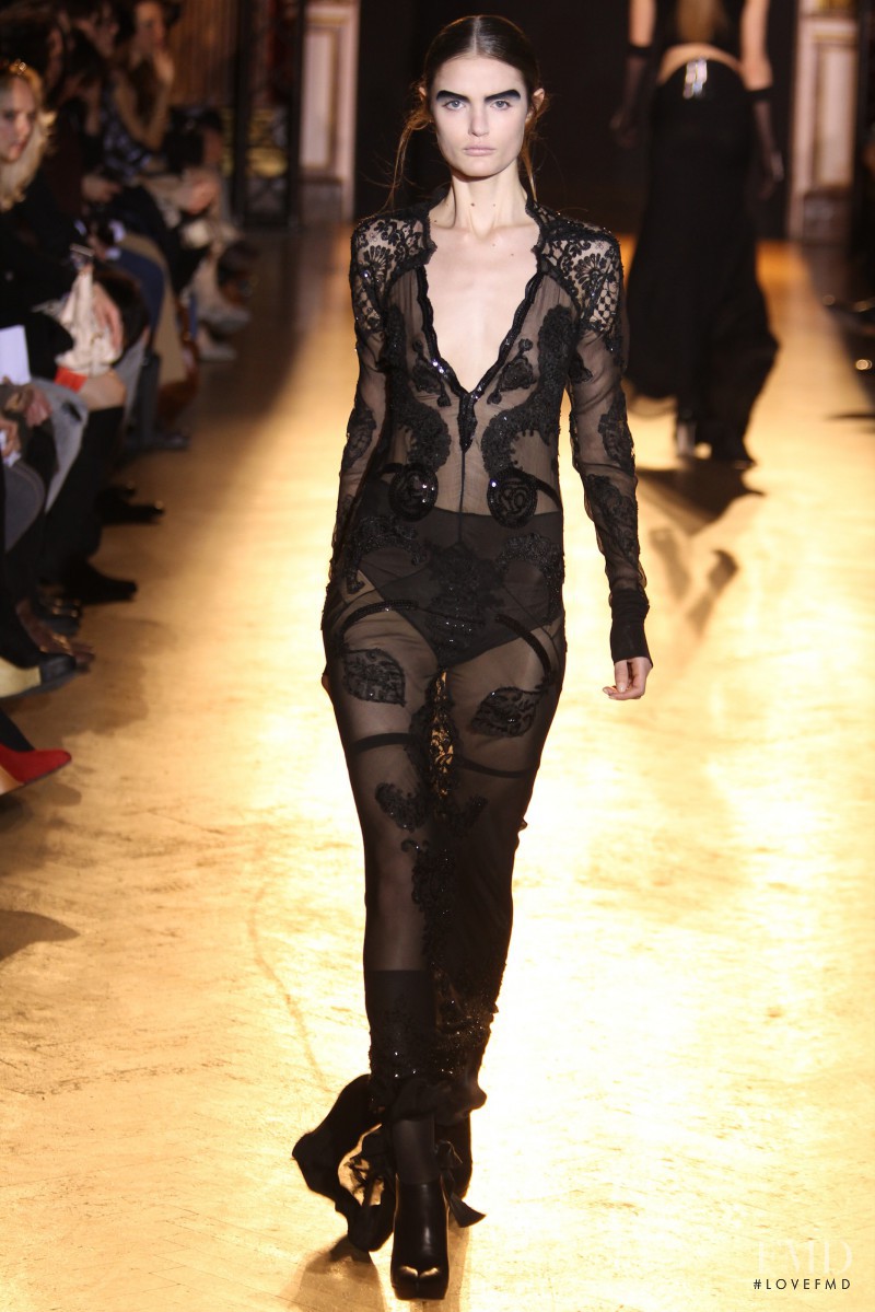 Katie Fogarty featured in  the Ingrid Vlasov fashion show for Autumn/Winter 2011