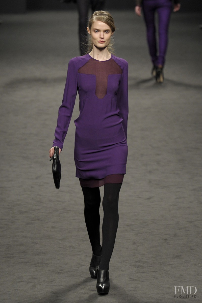 Katie Fogarty featured in  the C’N’C CoSTUME NATIONAL fashion show for Autumn/Winter 2011