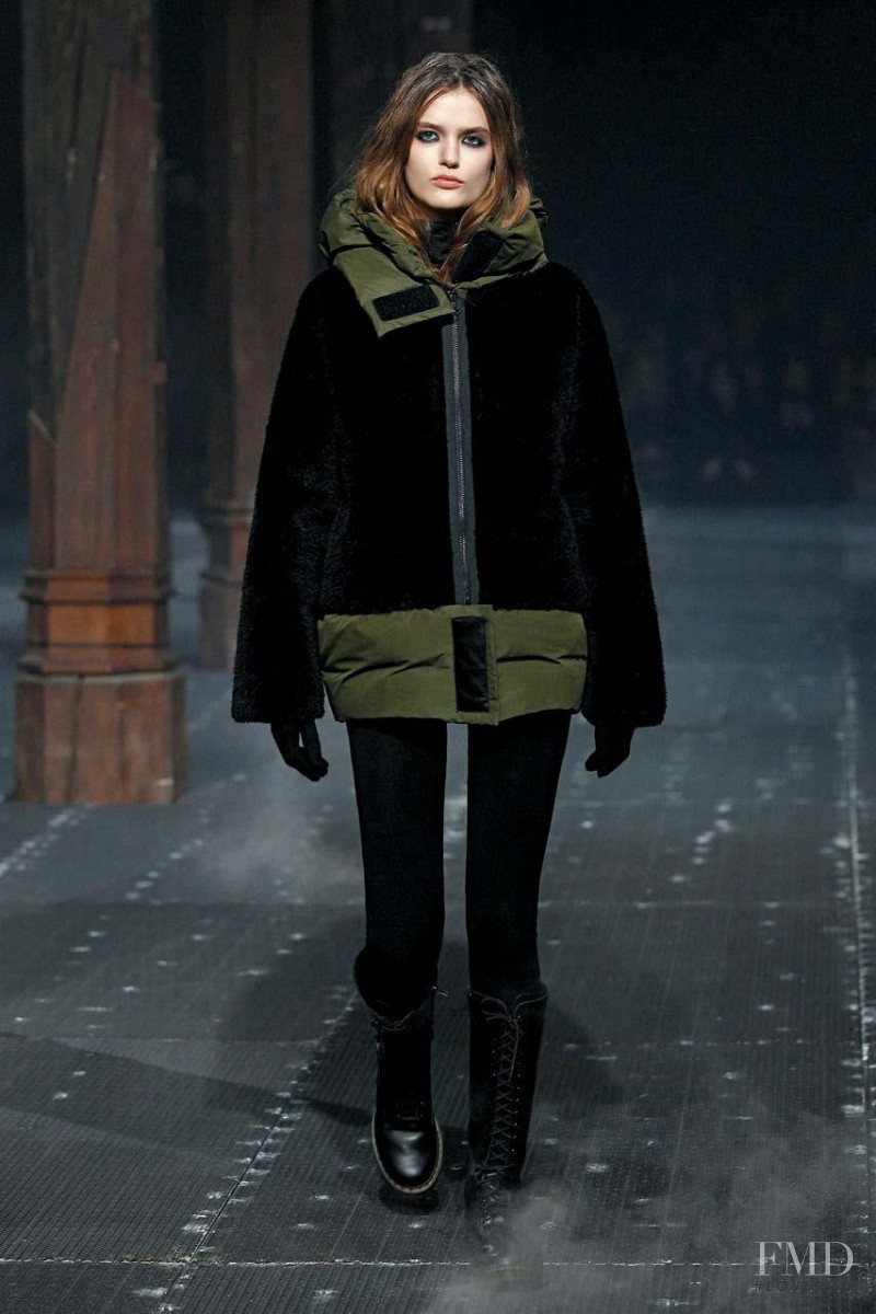 Katie Fogarty featured in  the Moncler Gamme Rouge fashion show for Autumn/Winter 2011