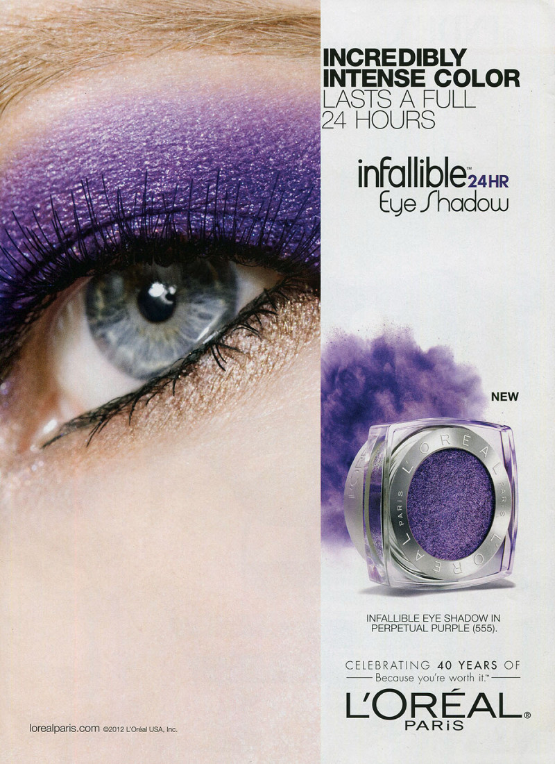 Claudia Schiffer featured in  the L\'Oreal Paris advertisement for Spring/Summer 2011