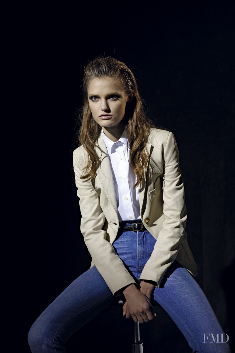 Katie Fogarty featured in  the Aquascutum lookbook for Spring/Summer 2011