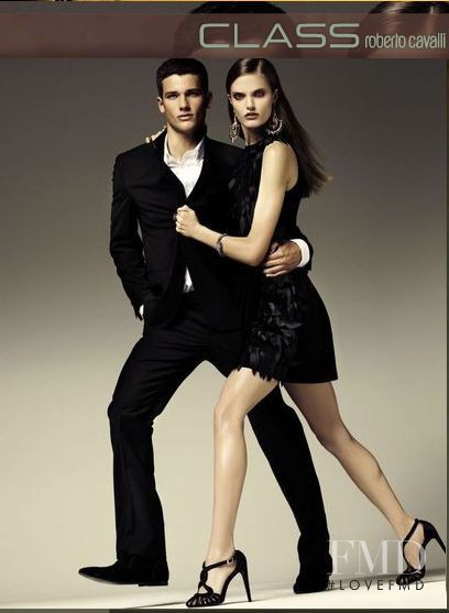 Katie Fogarty featured in  the Roberto Cavalli Class advertisement for Spring/Summer 2011