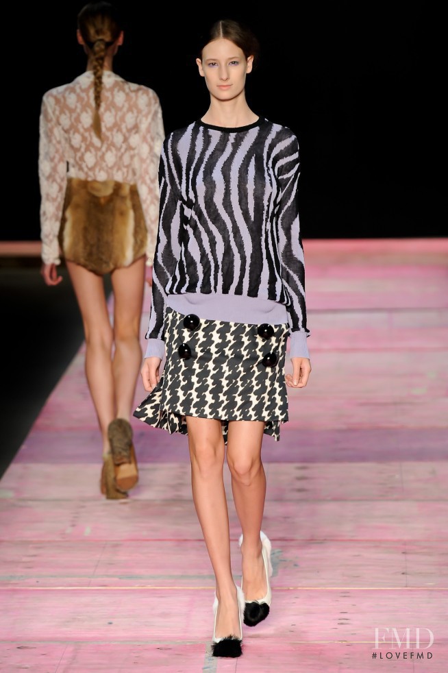 Patricia Muller featured in  the Giulia Borges fashion show for Autumn/Winter 2011