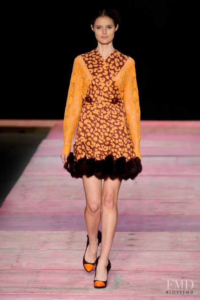 Katie Fogarty featured in  the Giulia Borges fashion show for Autumn/Winter 2011