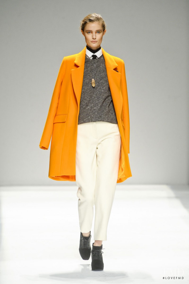 Katie Fogarty featured in  the Yigal Azrouel fashion show for Autumn/Winter 2011