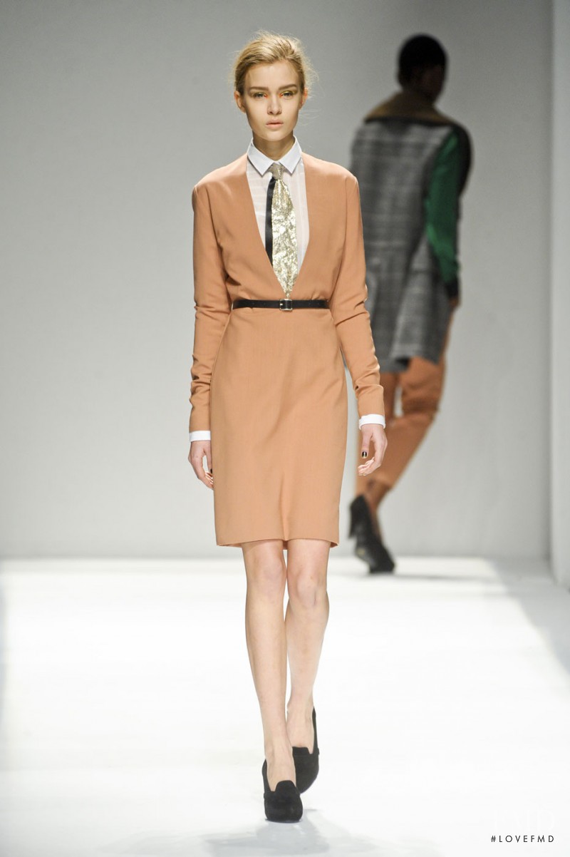 Josephine Skriver featured in  the Yigal Azrouel fashion show for Autumn/Winter 2011