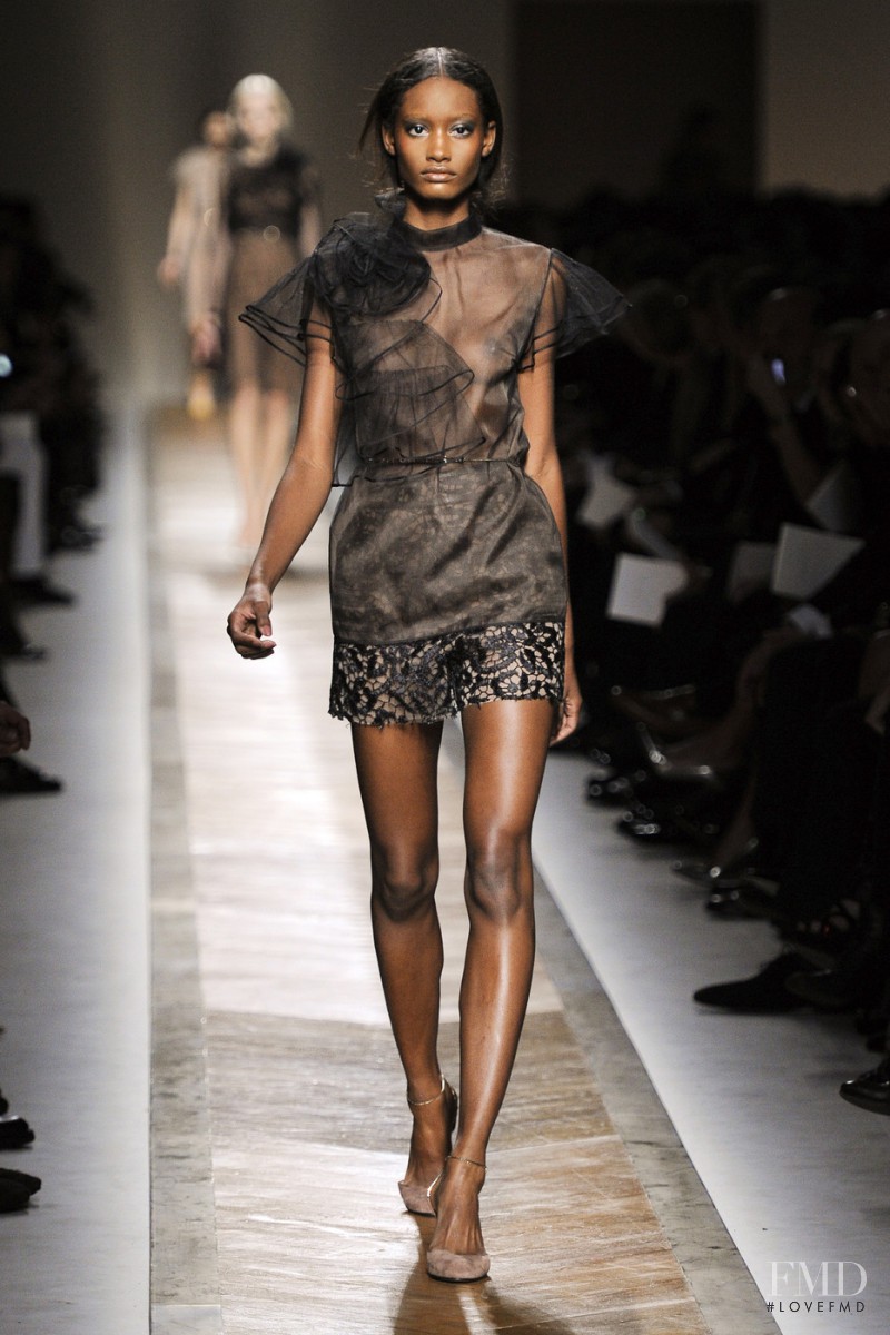 Melodie Monrose featured in  the Valentino fashion show for Spring/Summer 2011