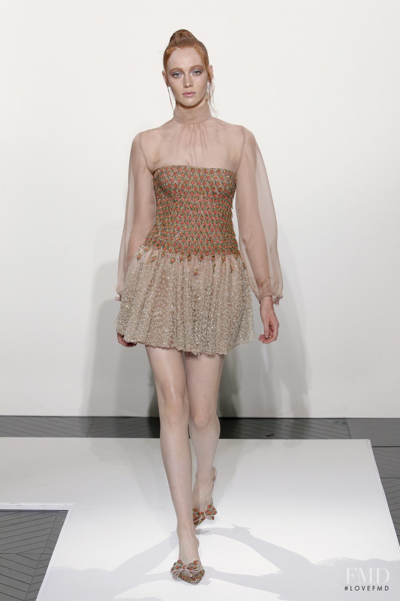 Chantal Stafford-Abbott featured in  the Valentino Couture fashion show for Autumn/Winter 2010