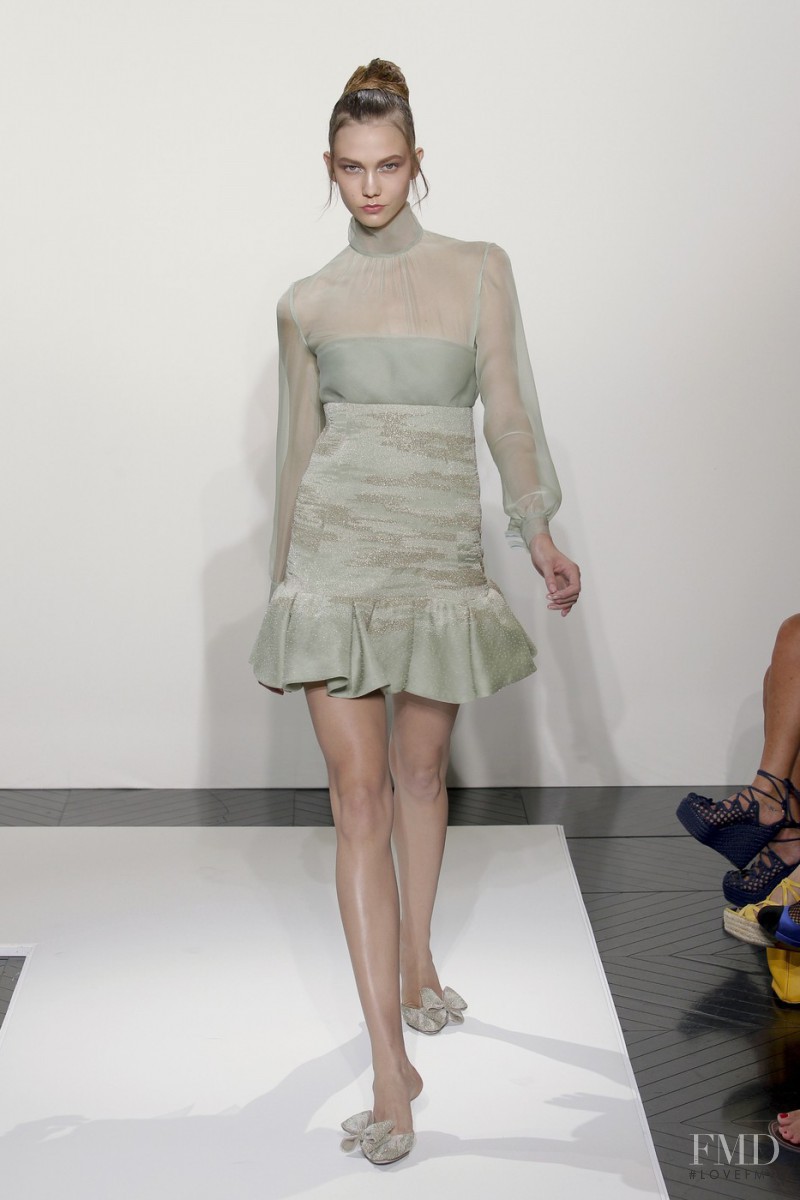 Karlie Kloss featured in  the Valentino Couture fashion show for Autumn/Winter 2010