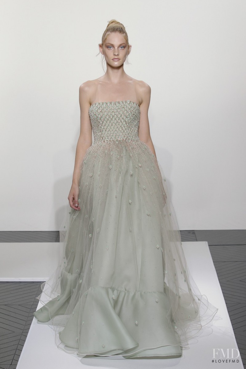Patricia van der Vliet featured in  the Valentino Couture fashion show for Autumn/Winter 2010