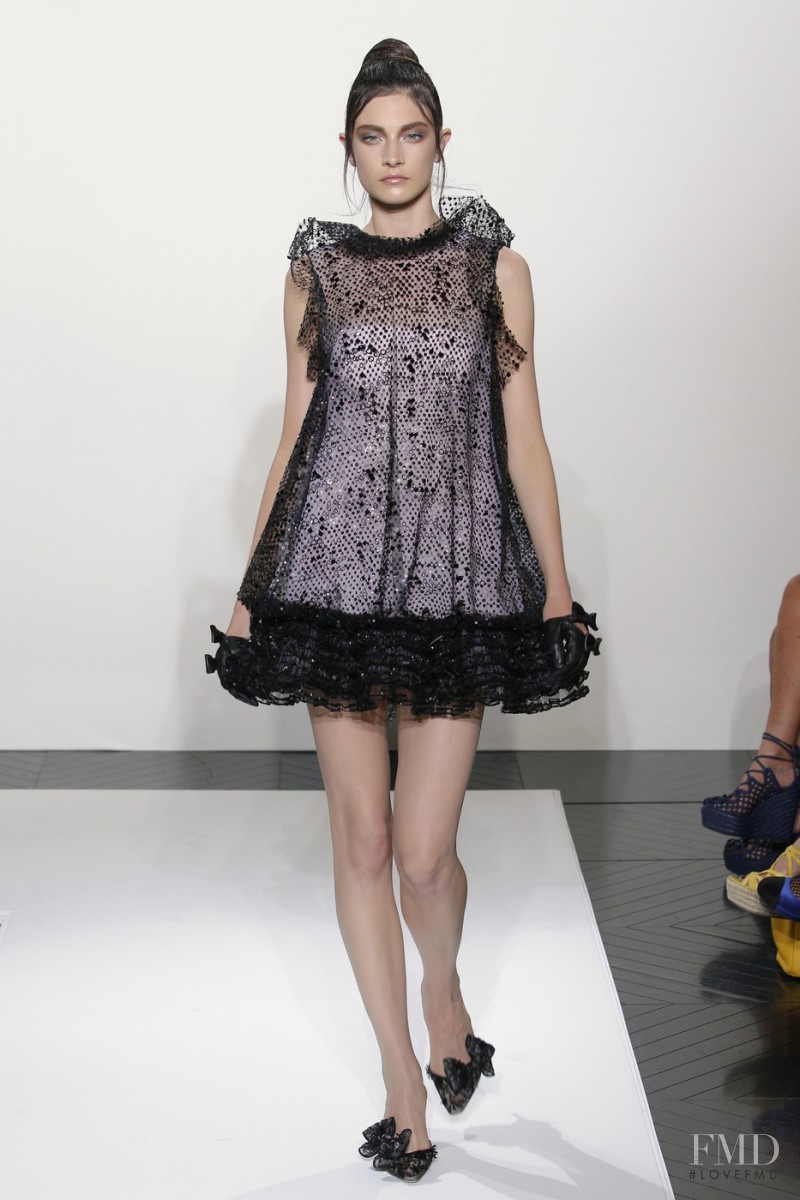 Jacquelyn Jablonski featured in  the Valentino Couture fashion show for Autumn/Winter 2010