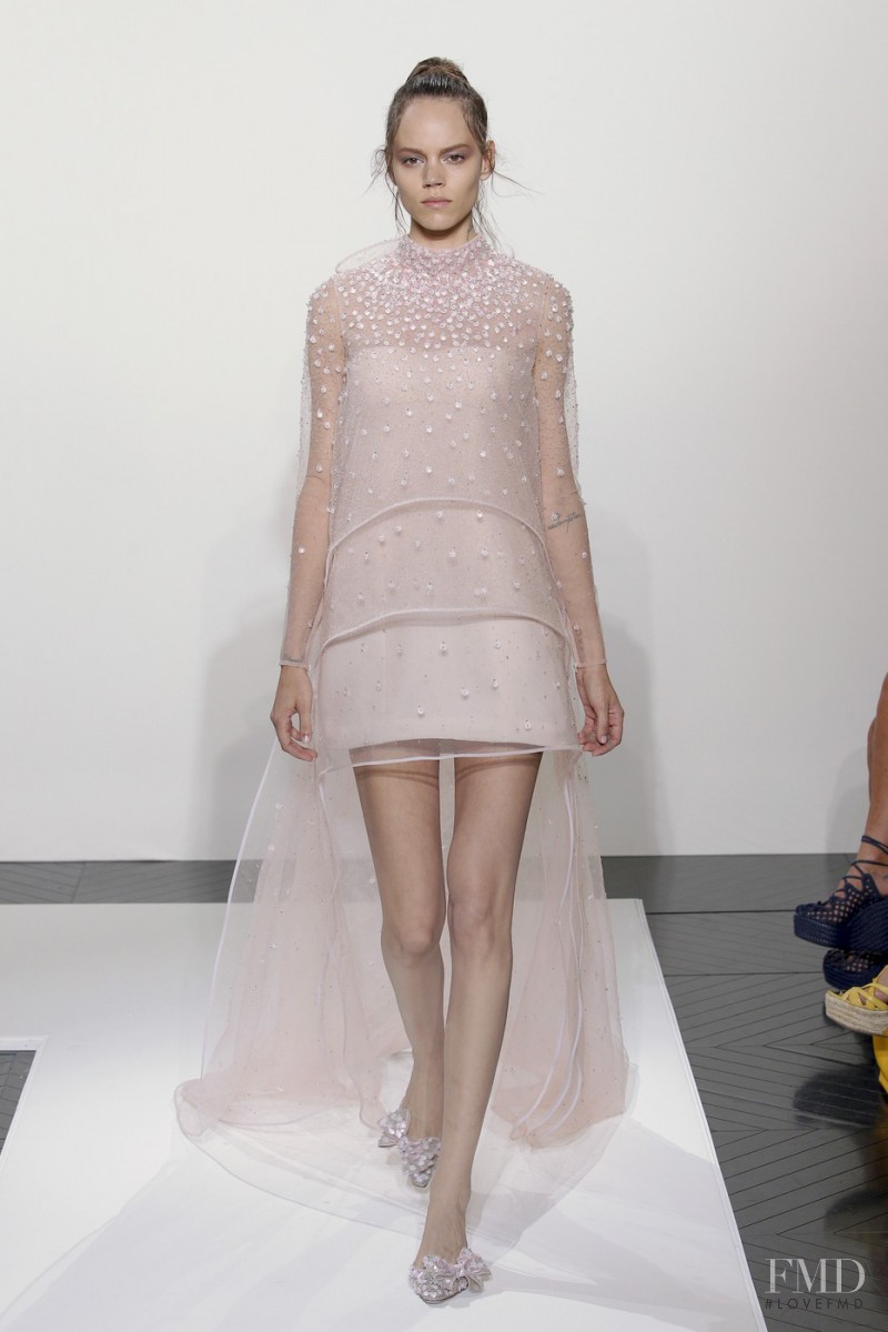 Freja Beha Erichsen featured in  the Valentino Couture fashion show for Autumn/Winter 2010
