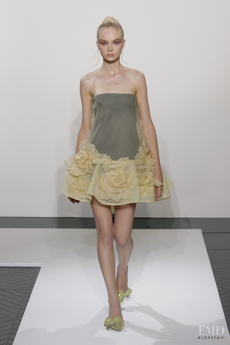 Siri Tollerod featured in  the Valentino Couture fashion show for Autumn/Winter 2010
