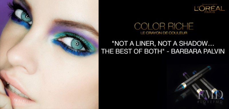 Barbara Palvin featured in  the L\'Oreal Paris Color Rich advertisement for Spring/Summer 2013