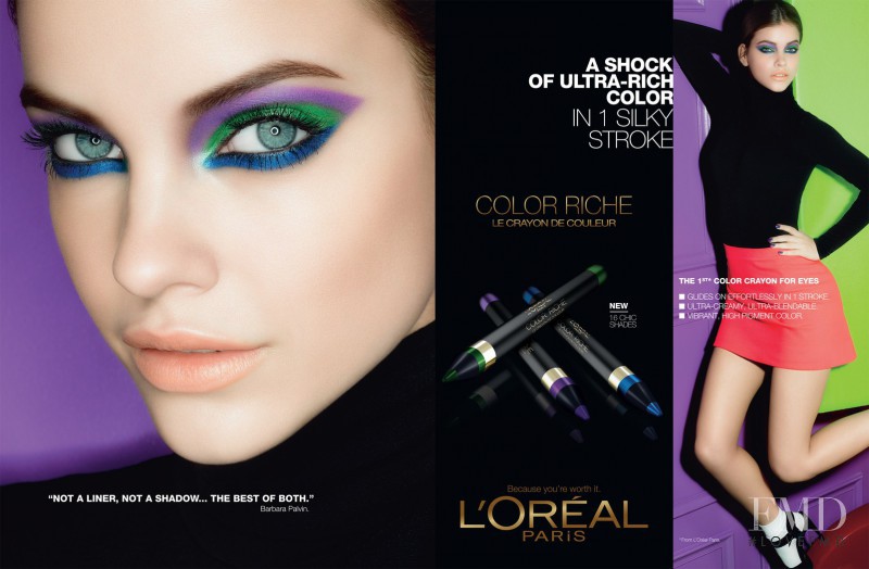 Barbara Palvin featured in  the L\'Oreal Paris Color Rich advertisement for Spring/Summer 2013