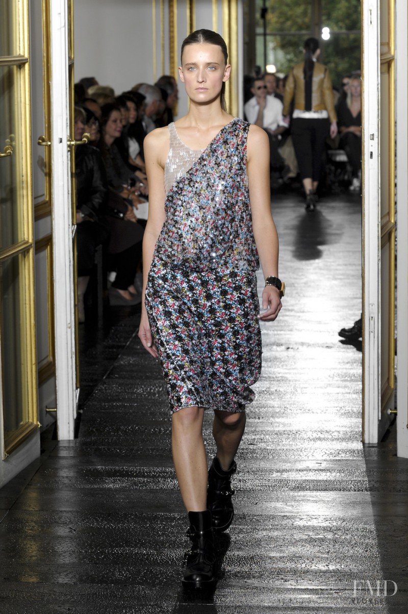 Ann-Catherine Lacroix featured in  the Balenciaga fashion show for Spring/Summer 2011