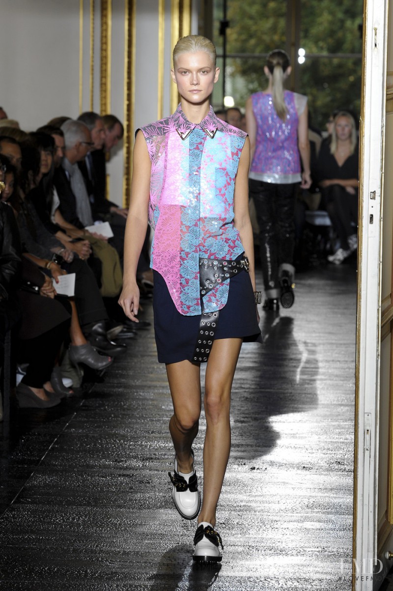 Kasia Struss featured in  the Balenciaga fashion show for Spring/Summer 2011