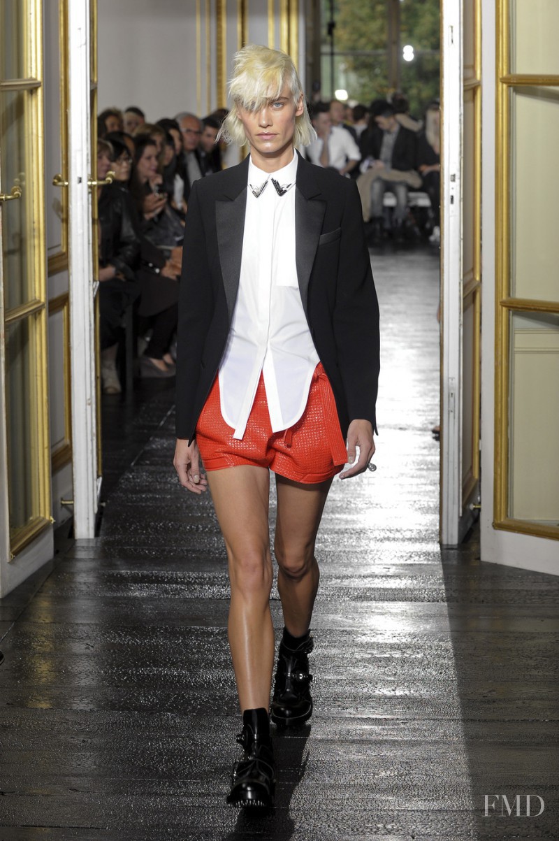 Delfine Bafort featured in  the Balenciaga fashion show for Spring/Summer 2011