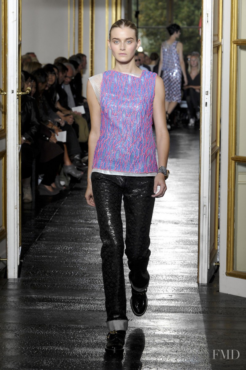 Kori Richardson featured in  the Balenciaga fashion show for Spring/Summer 2011